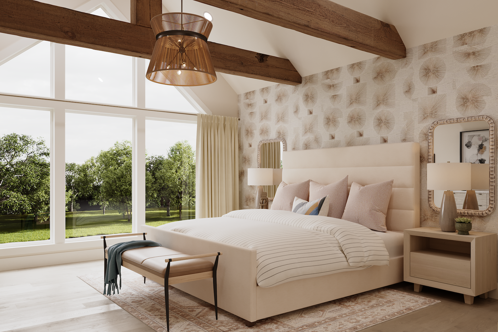 Hill House Bedroom | Neutral Echoes