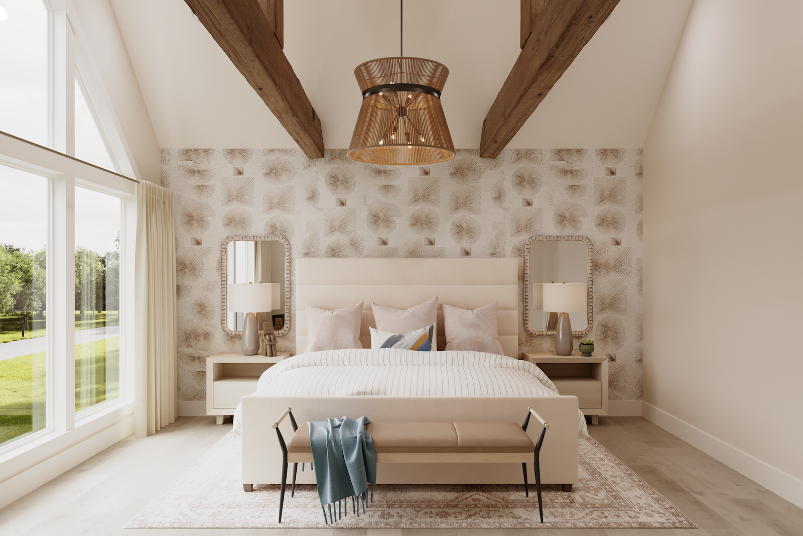 Hill House Bedroom | Neutral Echoes