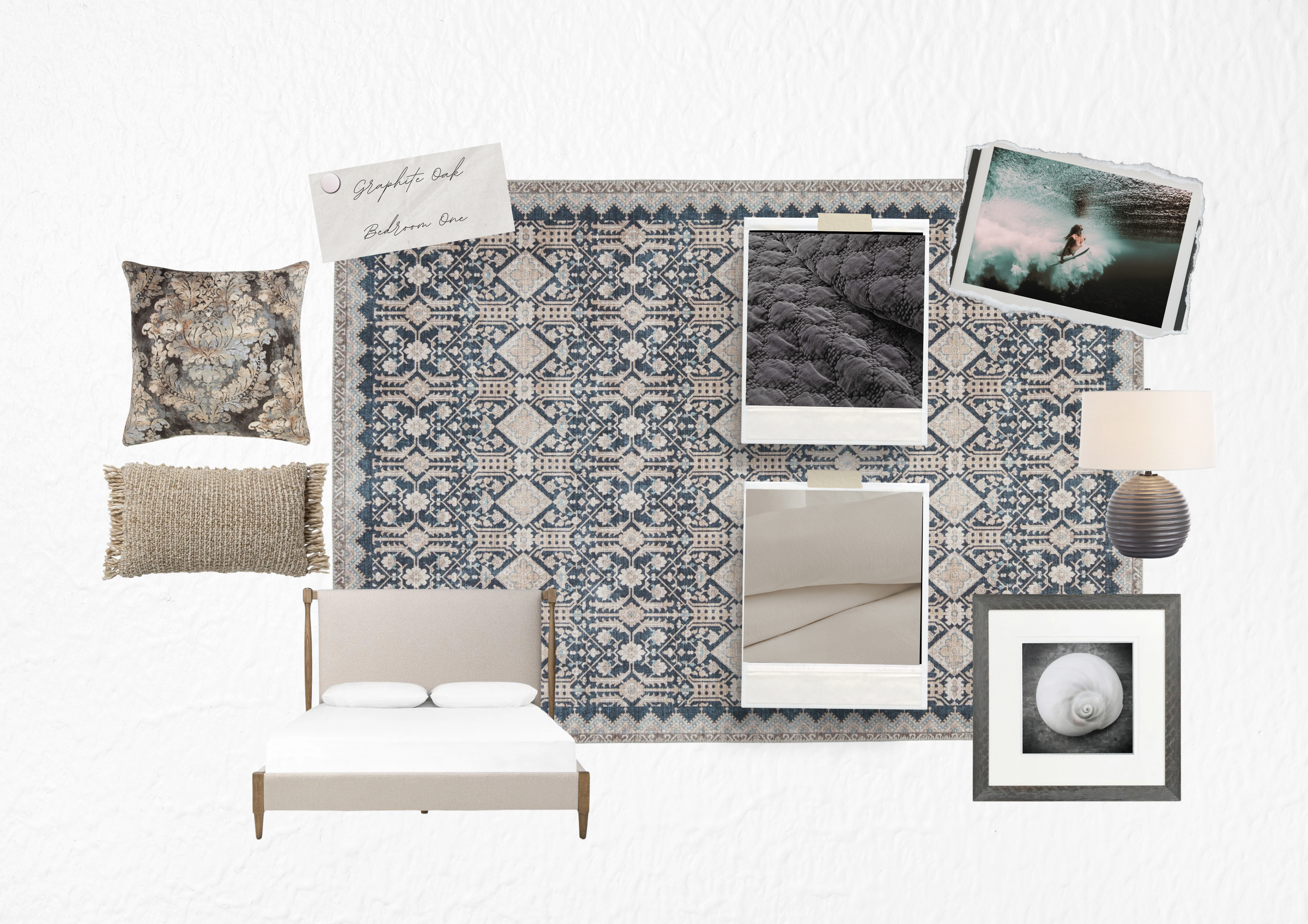 Town House Primary Bedroom | Graphite Oak