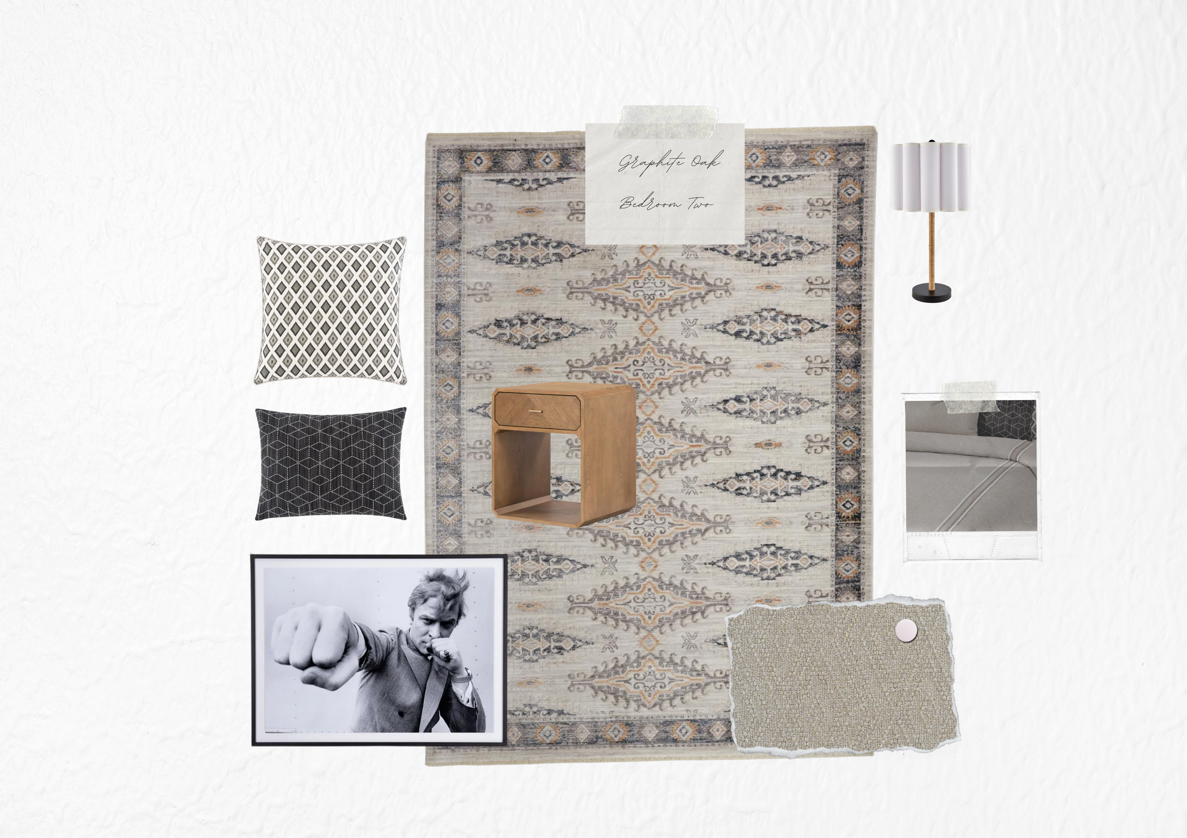 Town House Guest Bedroom | Graphite Oak