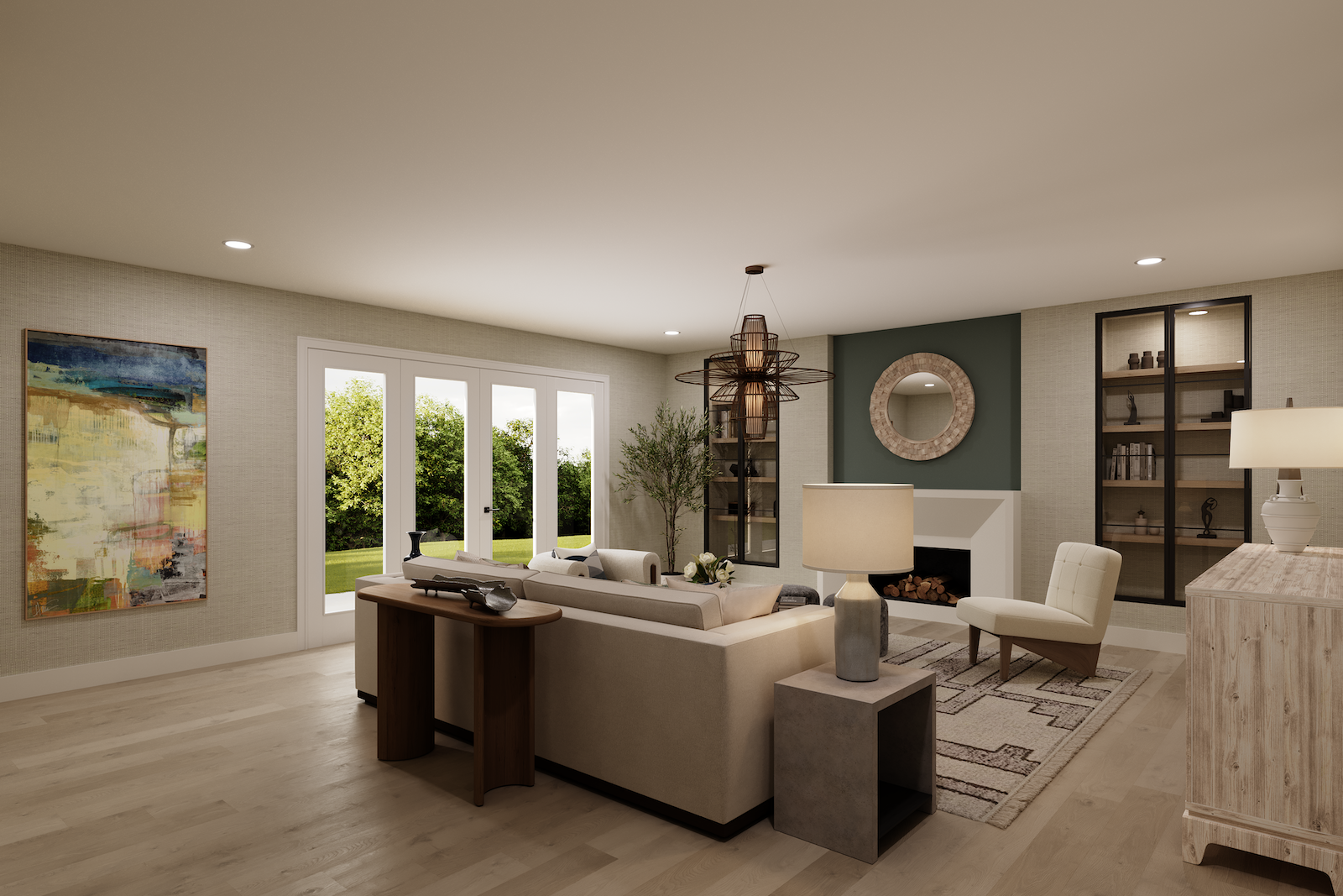 Hill House Living Room | Rolling Green