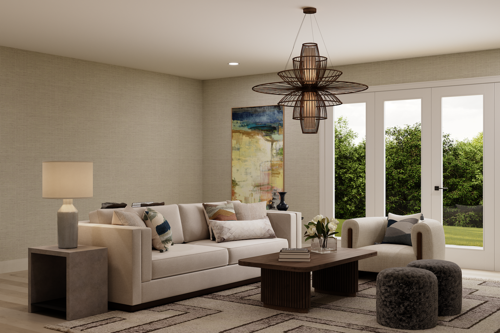 Hill House Living Room | Rolling Green