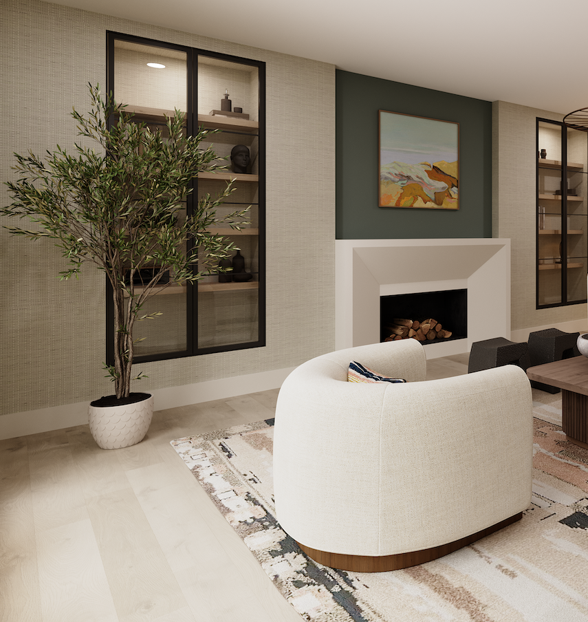 Hill House Living Room | Citrus Mojito