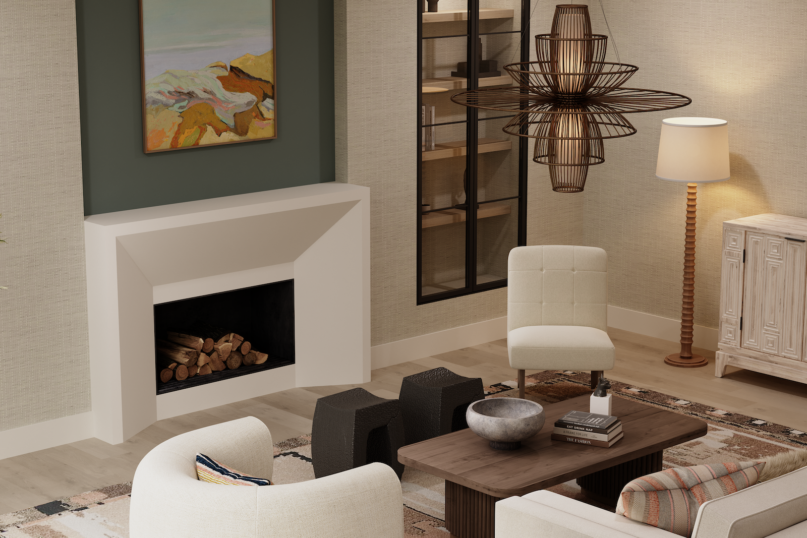 Hill House Living Room | Citrus Mojito