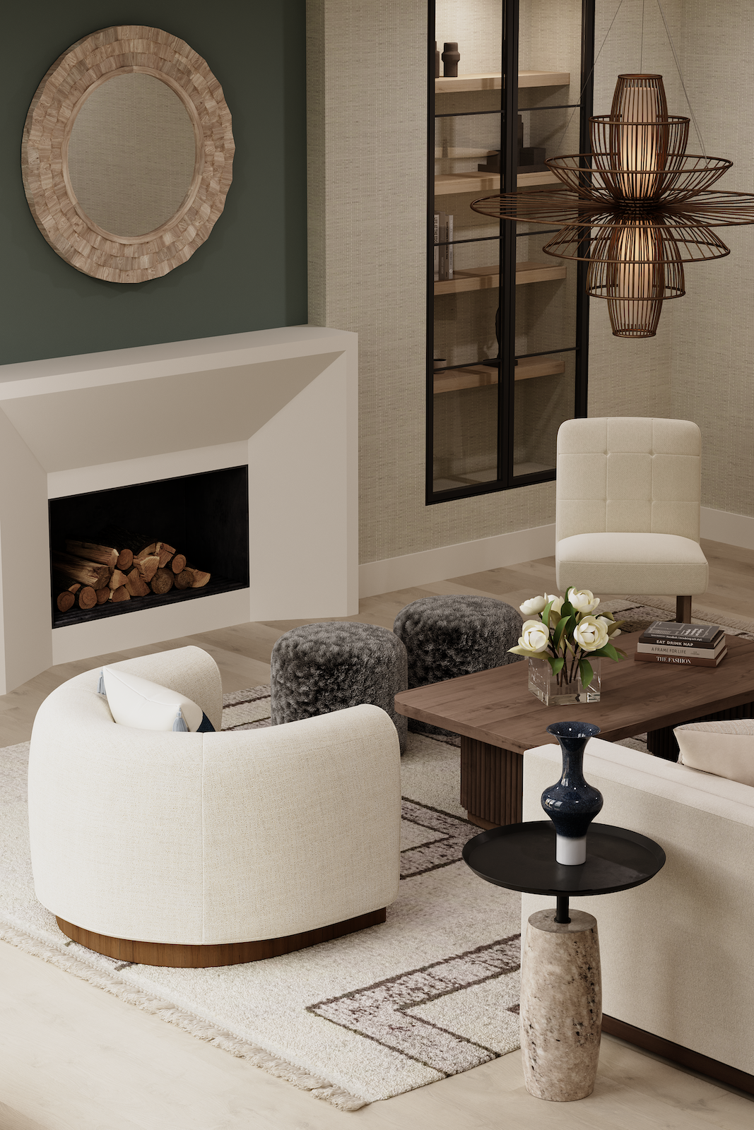 Hill House Living Room | Rolling Green