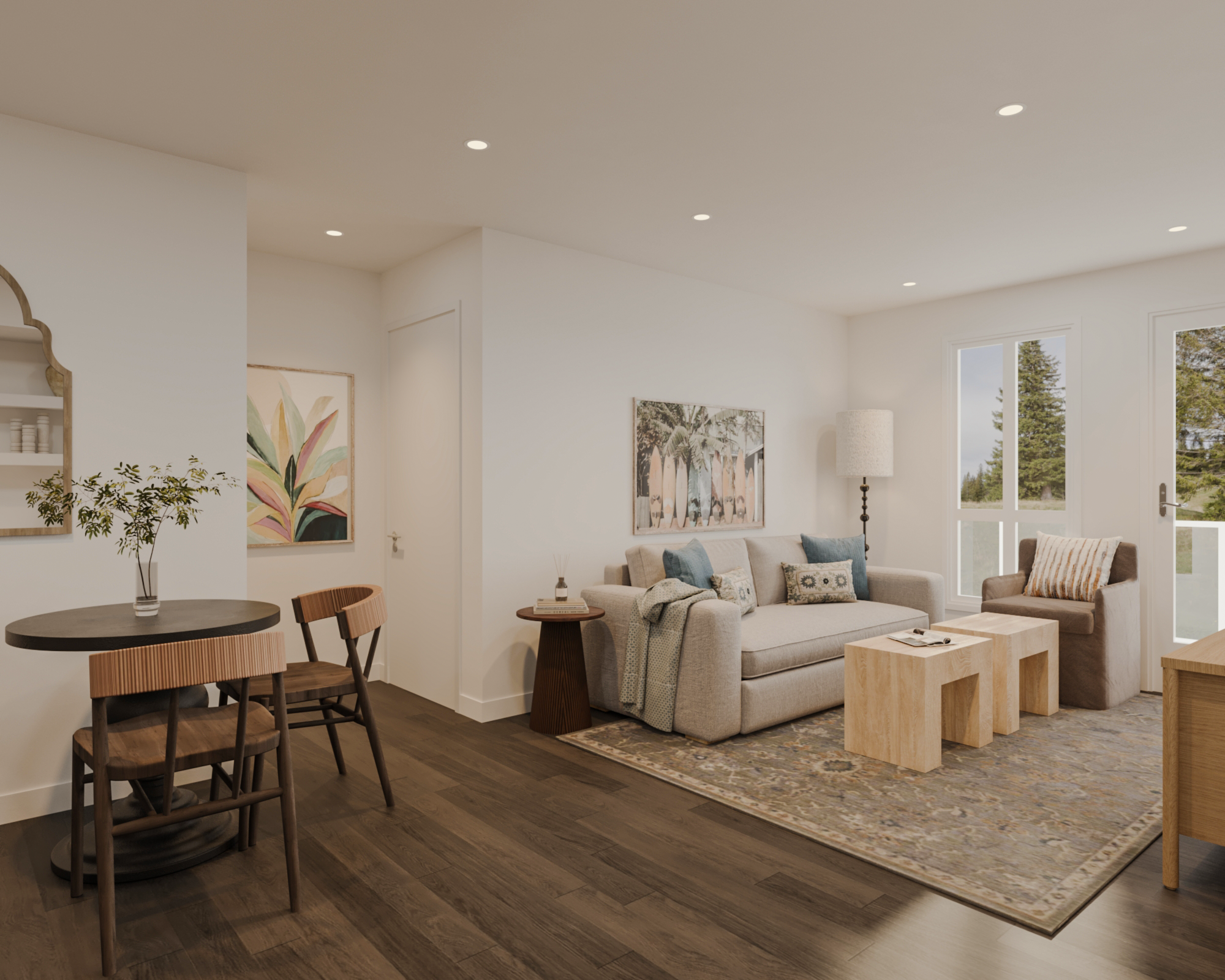 Town House Living Room & Dining Room | Drift Wood