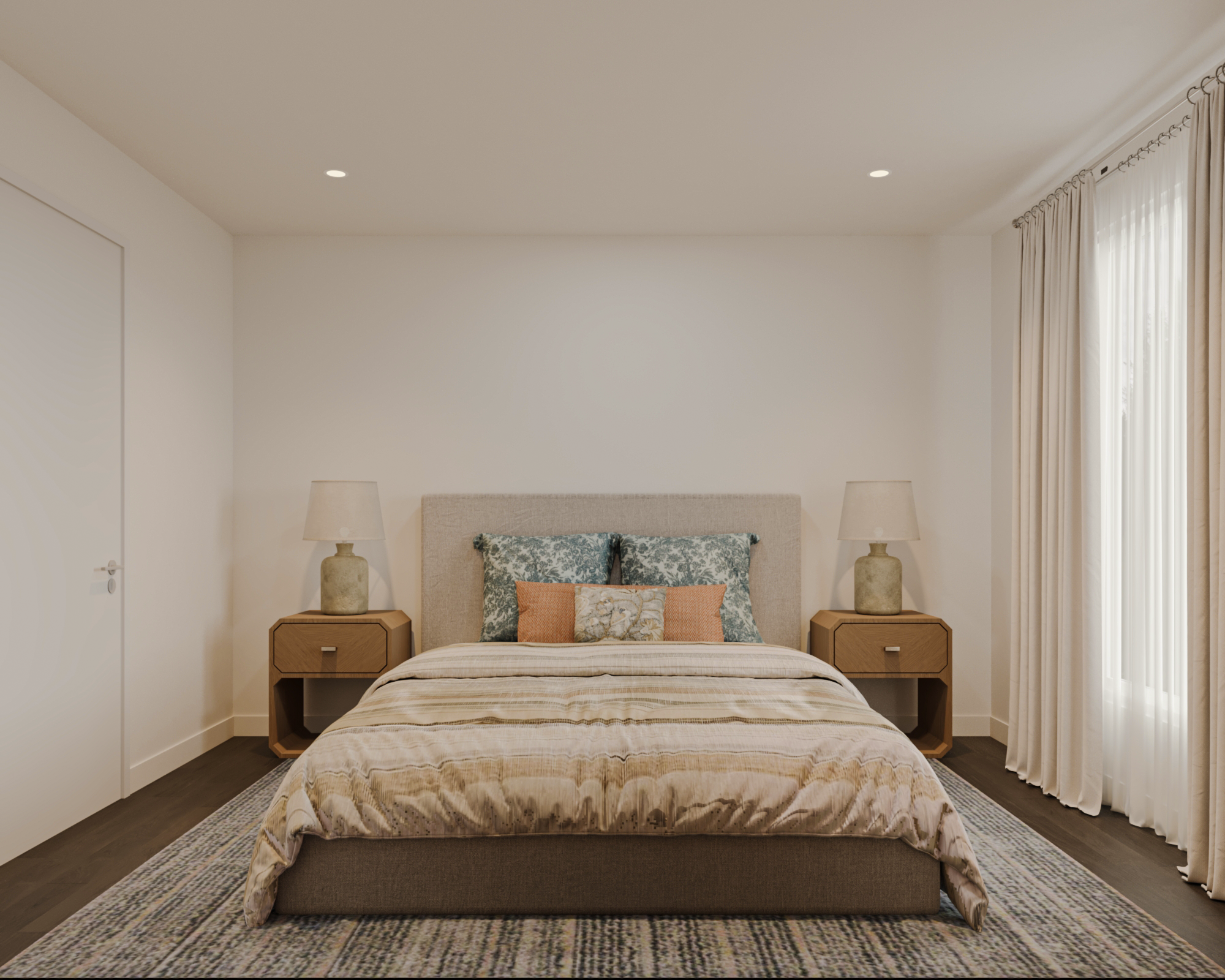 Town House Guest Bedroom | Drift Wood