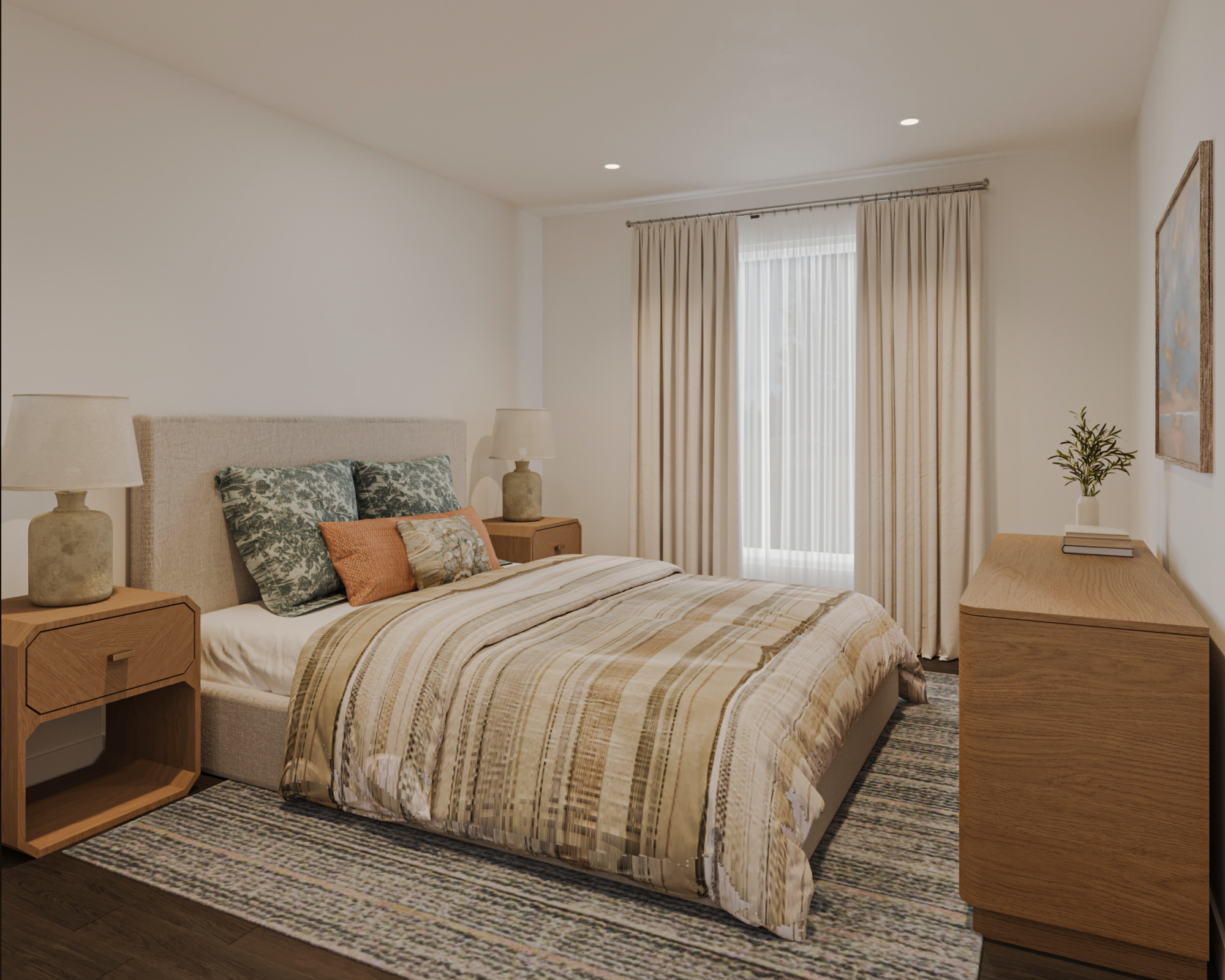 Town House Guest Bedroom | Drift Wood