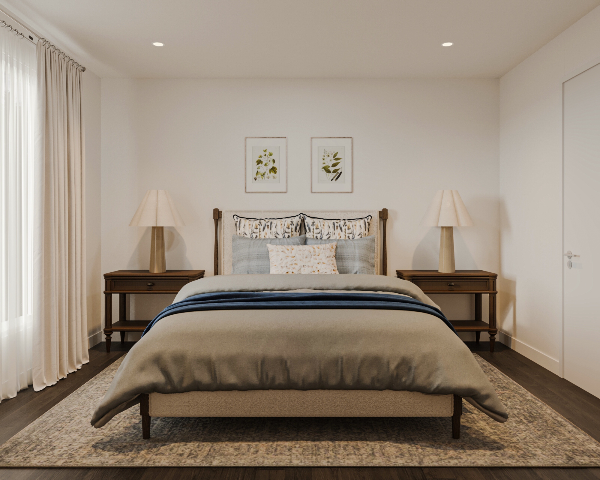 Town House Primary Bedroom  | Drift Wood