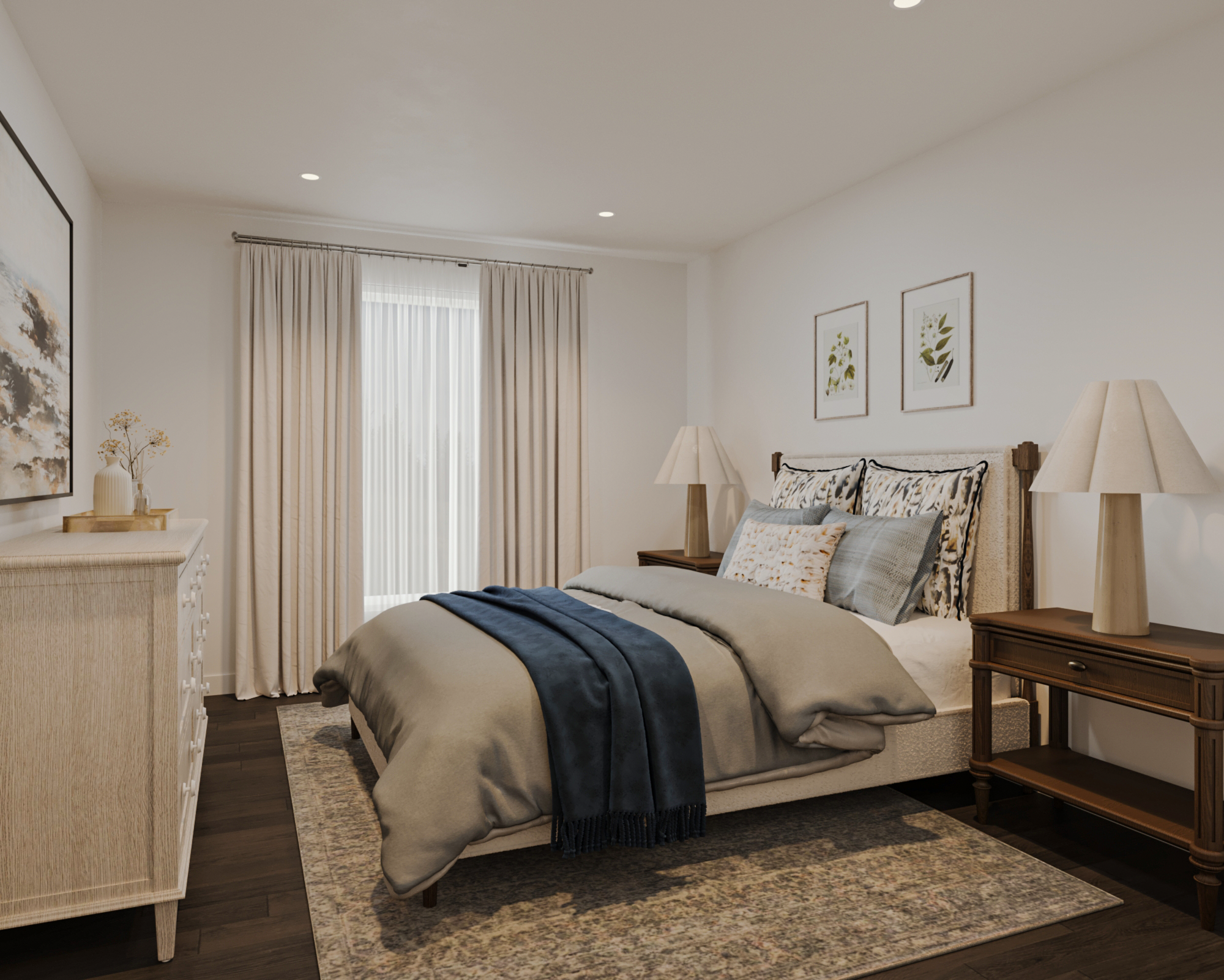 Town House Primary Bedroom  | Drift Wood
