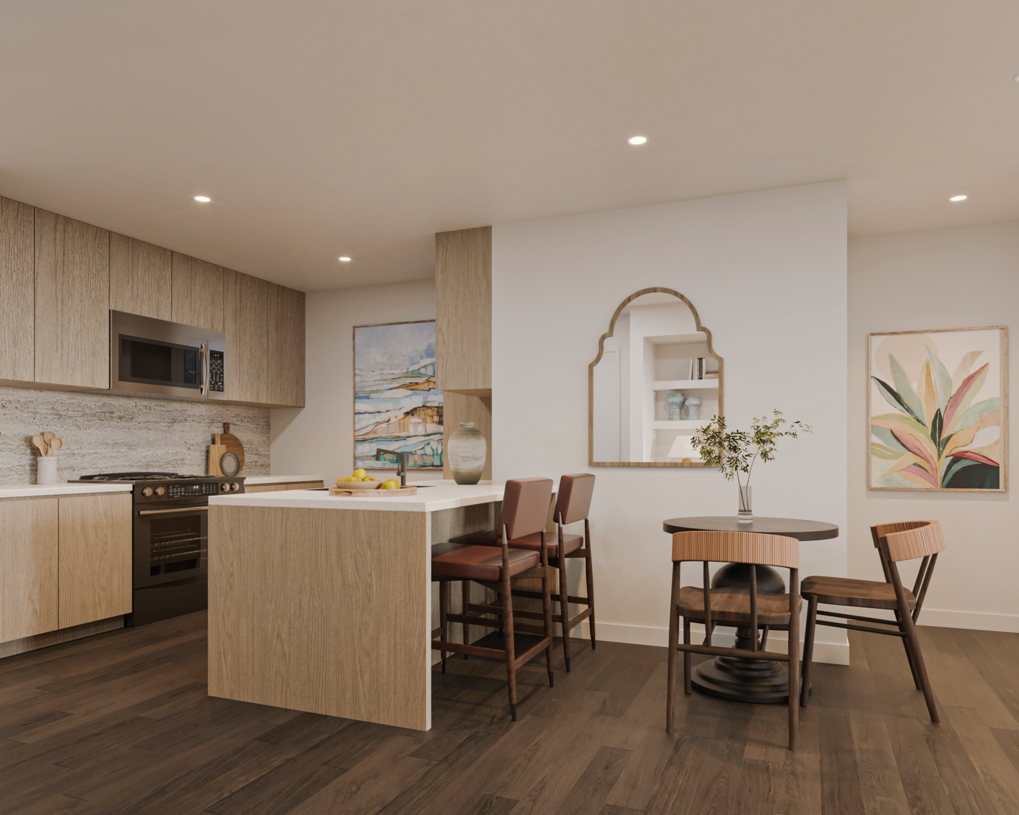 Town House Living Room & Dining Room | Drift Wood